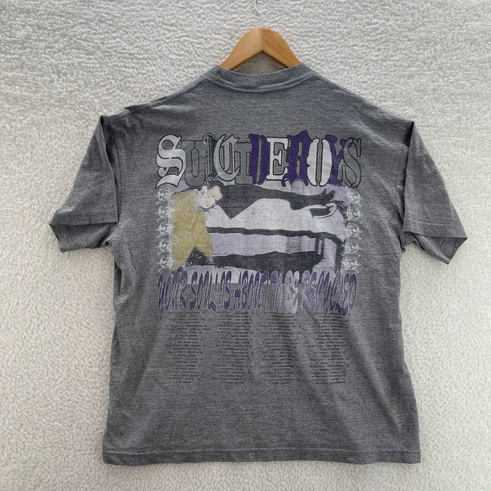 Suicideboys Shirt Mens Large Grey G59 Records Grey Day 2023 Tour Rap Hip Hop